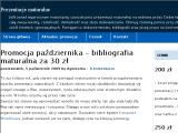 Prezentacje maturalne z jzyka polskiego